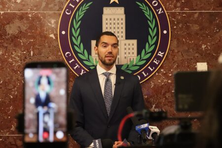 City controller announces investigation into Houston mayor’s financial integrity advisor