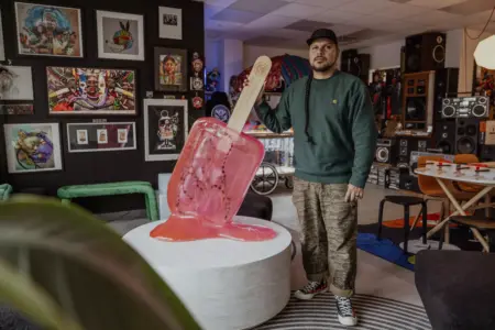 An artist brought 'I.C.E. pops' to a Texas campus. The show was shut down in days